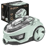 Пылесос Eurostek EVC-KP05С серый/бирюзовый, 400/2600 Вт, уборка сухая, пылесборник контейнер 2.5 л