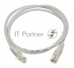 Патч-корд LANMASTER TWT UTP cat.5e, с заливными колпачками, 2.0 м, серый