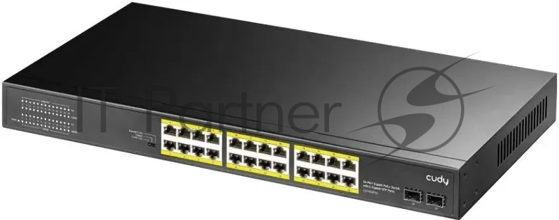 Коммутатор Cudy GS1028PS2, 24×1 Гбит/с, 2×1 Гбит/с SFP, неуправляемый
