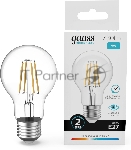Лампа филам. Gauss Filament 9Вт цок.:E27 груша св.свеч.бел.нейт. (упак.:10шт) (22229)