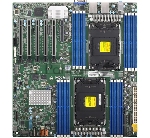 Серверная материнская плата Supermicro MBD-X13DAI-T-B, 2xLGA4677, Intel C741, 16xDDR5, 10xSATA, 2xM.2, 5xPCIe 5.0 x16, 1xPCIe 5.0 x8, 1xVGA, 2x 10Gb LAN, 6xUSB 3.0, 2xUSB 2.0, 1xUSB 3.2 Gen 1, E-ATX