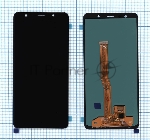 Дисплей для Samsung Galaxy A7 SM-A750F (2018) (OLED Full Size) черный