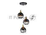 Светильник Ambrella light TR8505/3 BK/CP черный/медь E27/3 max 60W D410*1000