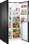 Холодильник Weissgauff WSBS 550 Built-in NoFrost Inverter черный двухкамерный 325/190л морозилка сбоку, No Frost, Side by Side, вид 10