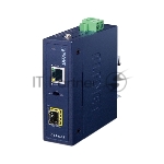 Медиаконвертор PLANET IGT-815AT IP30 Compact size Industrial 100/1000BASE-X SFP to 10/100/1000BASE-T Media Converter (-40 to 75 C, LFP Supported)