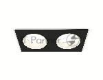 Комплект встраиваемого светильника Ambrella light XC6526001 SBK/SWH черный песок/белый песок MR16 GU5.3 (C6526, N6110)