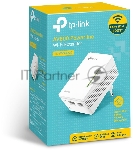 Сетевое оборудование TP-Link TL-WPA4220 300Mbps Wireless AV500 Powerline Extender, 500Mbps Powerline Datarate, 2 10/100Mbps Fast Ethernet ports, HomePlug AV, Plug and Play, WiFi Clone, Single Pack, вид 4