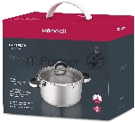 Кастрюля Rondell Brando RDS-1805 5.1 л. d=24 см (с крышкой) сталь, вид 6