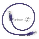 Патч-корд UTP Cablexpert cat.5e, 0.25м, литой, многожильный, фиолетовый