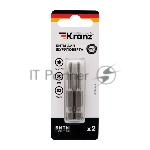 Бита для шуруповерта KRANZ Torx T10х50 мм (2 шт./уп.)