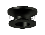 Насадка для корпуса светильника N7926 PBK черный полированный D70*H28mm Out25mm