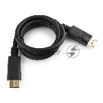 Кабель DisplayPort Gembird/Cablexpert, 1м, 20M/20M, черный, экран, пакет