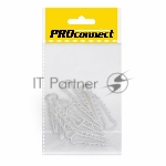 Дюбель-хомут PROconnect 5-10, белый, прямоугольный, 10 шт.