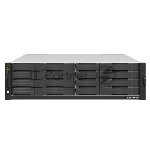 Сетевой накопитель Infortrend GSi 5016GU-F 3U/16bay, single controller system including 1xIntel Xeon E-2278GE CPU, 2x8Gb memory, 1x12Gb/s SAS EXP ports, 4x1GbE LAN ports, 2xGraphic card slots, 2x(PSU+FAN Module), 16xHDD trays and 1xRackmount kit