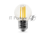 Лампа светодиодная 451124 Filament LED G45 11W E27 4000K 220-240V