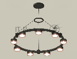 Светильник Ambrella light XR92051803/9 SBK/PPG черный песок/золото розовое полированное GX53 (A9205, C9242, N8126)