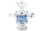 Самовар Centek CT-0091 A (белый+рисунок) 4.0л, 2300 Вт, поддерж.t + LED индикатор