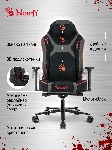 Кресло игровое A4Tech Bloody GC-680 черный/серый искусственная замша с подголов. крестов. металл, вид 22