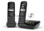 Радиотелефон Dect Gigaset AS690A DUO черный (труб. в компл.:2шт) автооветчик АОН, вид 4