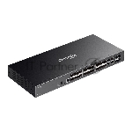 Коммутатор TP-Link Omada SG5428XF, 20×1 Гбит/с SFP + 4×1 Гбит/с SFP (Combo) + 4×10 Гбит/с SFP+, управляемый, вид 4
