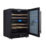 Винный шкаф встраиваемый Cellar Private CP043-2TB чёрный, 129 л, 2 отсека, 43 бут., вид 4
