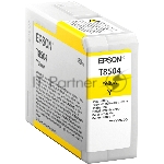 Картридж струйный Epson T8504 желтый (80 мл.) для SureColor SC-P800