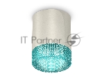 Светильник Ambrella Light XS6305011 PSL/BL серебро полированное/голубой MR16 GU5.3 (C6305, N6153)