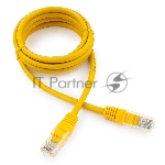 Патч-корд UTP Cablexpert cat.5e, 1.5м, литой, многожильный, желтый
