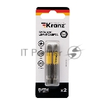 Бита для шуруповерта KRANZ PZ3х50 мм (2 шт./уп.)