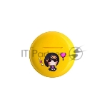 Наушники TWS ViBE BT 0100 "Amore" желтый, вкладыши, Bluetooth, сенсорное управление, до 4 ч
