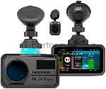 Видеорегистратор с радар-детектором TrendVision Hybrid Signature Real 4K 2CH GPS ГЛОНАСС