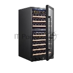 Винный шкаф Temptech CL120DB черный, 261 л, 2 отсека, 94 бут., класс G, вид 6
