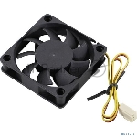 Вентилятор для корпуса ExeGate ExtraSilent ES06015S3P черный, 60 мм, 2500 об/мин, 17 дБ, 3 pin