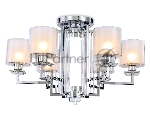 Светильник Ambrella light TR4418/6 CH/CL/FR хром/прозрачный/белый матовый E27*6 max 40W D748*463