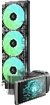Система водяного охлаждения Deepcool LT360 Vision ARGB черный, алюминий/медь, 2500 об/мин, 33.66 дБ, 4 pin, 350 Вт, вид 13