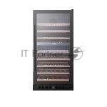 Винный шкаф Temptech CL120DB черный, 261 л, 2 отсека, 94 бут., класс G, вид 7