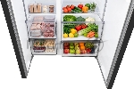 Холодильник Weissgauff WSBS 550 Built-in NoFrost Inverter черный двухкамерный 325/190л морозилка сбоку, No Frost, Side by Side, вид 5