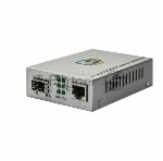 Медиаконвертер SNR 10/100/1000-Base-T/1000Base-FX с SFP-портом, вид 4