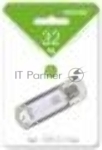 Флешка USB Smartbuy V-Cut silver (SB32GBVC-S), 16Gb, USB 2.0, R/W 25/15, серебристый