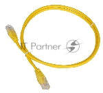 Патч-корд Lanmaster TWT UTP кат.5e, с заливными колпачками, 0.15 м, желтый