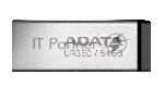 Флешка USB ADATA UR350 (UR350-128G-RSR/BK), 128Gb, USB 3.2, R/W 100/15, серебристый/черный
