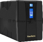 Источник бесперебойного питания ExeGate SpecialPro Smart LLB-600.LCD.AVR.EURO.RJ.USB / 600 ВА / 360 Вт / 2 x CEE 7 (евророзетка)