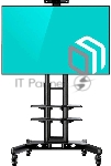 Стойка для телевизора с кронштейном ONKRON TS1552 40"-70", мобильная, черный