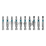 Бита Gross Torx 25х50мм, сталь S2, шестигр., 10 шт.