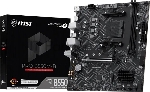 Материнская плата MSI PRO B550M-B, AM4, AMD B550, 2xDDR4 (до 64 ГБ), 4xSATA, 2xM.2 (PCIe 4.0/3.0), 1xPCIe 4.0 x16, 1xPCIe x1, 1xHDMI, 1xDP, 1x1Gb LAN, 4xUSB-A 5Gbps, 2xUSB-A 2.0, 1xPS/2, 3x3.5 мм, 7.1, чёрный, mATX